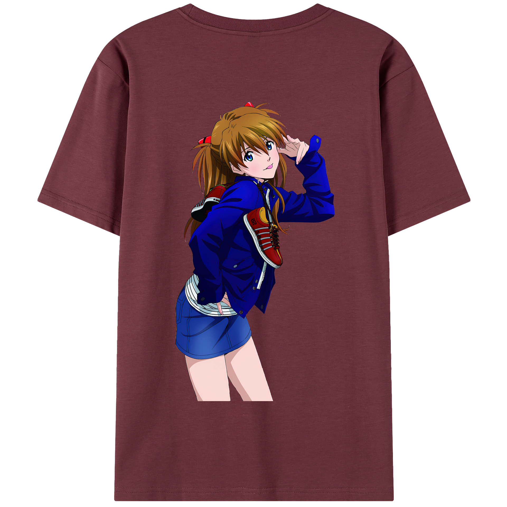 （画像用） EVA 新世紀エヴァンゲリオン 綿100％半袖Tシャツ（背面プリント）